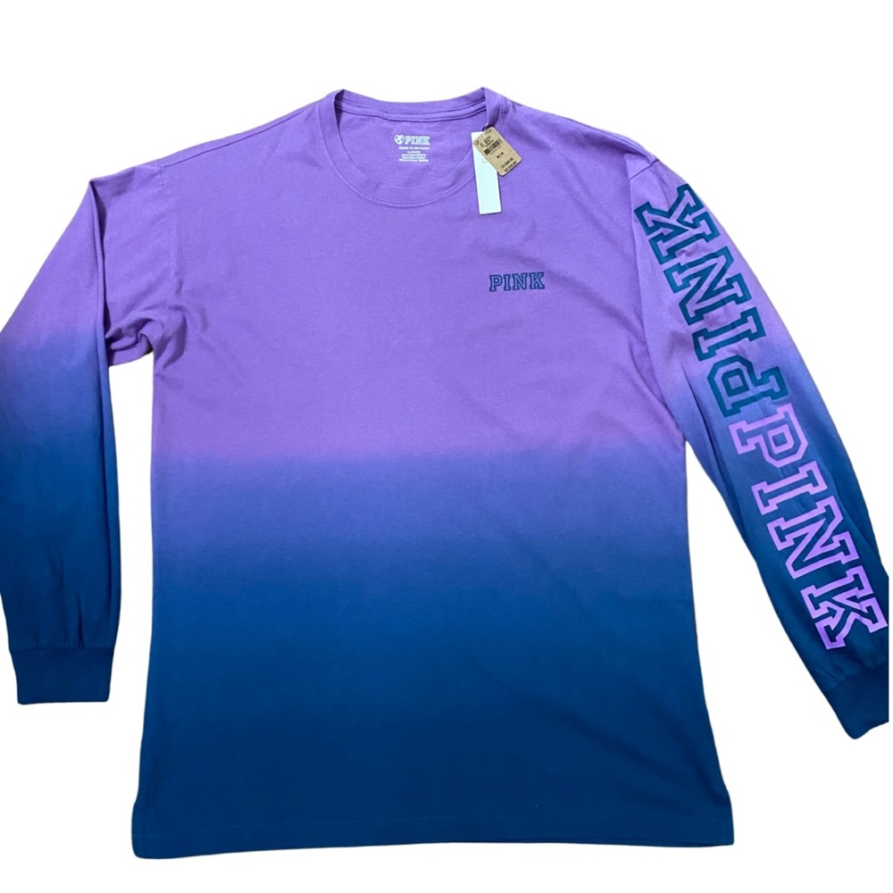 PINK long sleeve- Ombré